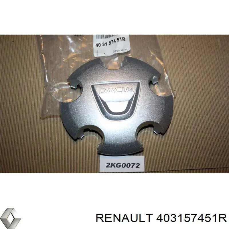 Купити 403157451R Renault (RVI) Автомобільні ковпаки