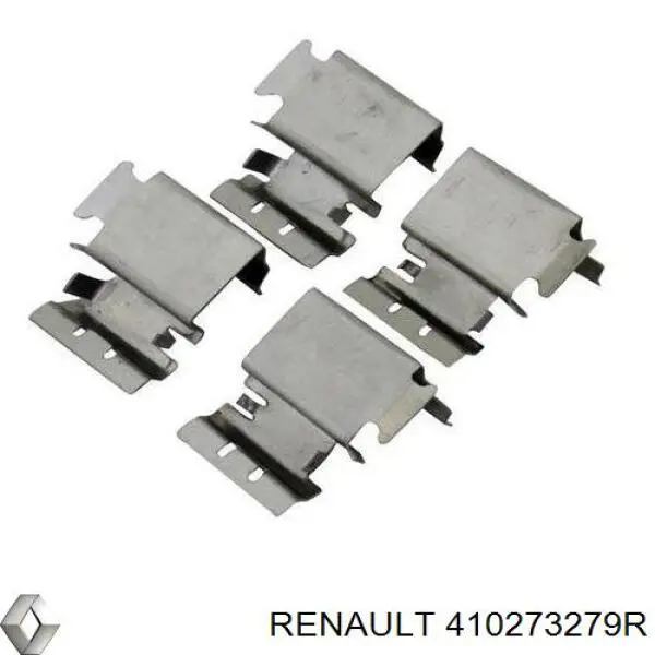 Купити 410273279R Renault (RVI) Комплект пружинок кріплення дискових колодок, передніх