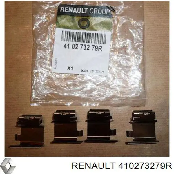 Комплект пружинок кріплення дискових колодок, передніх Renault Master 3 (JV) (Рено Мастер)