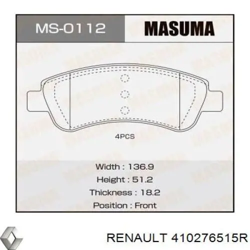 410276515R Renault (RVI) 