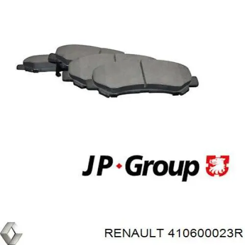 410600023R Renault (RVI) колодки гальмівні передні, дискові