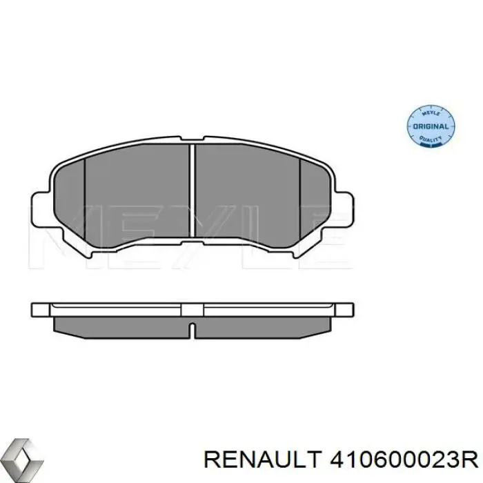 Купити 410600023R Renault (RVI) Колодки гальмівні передні, дискові