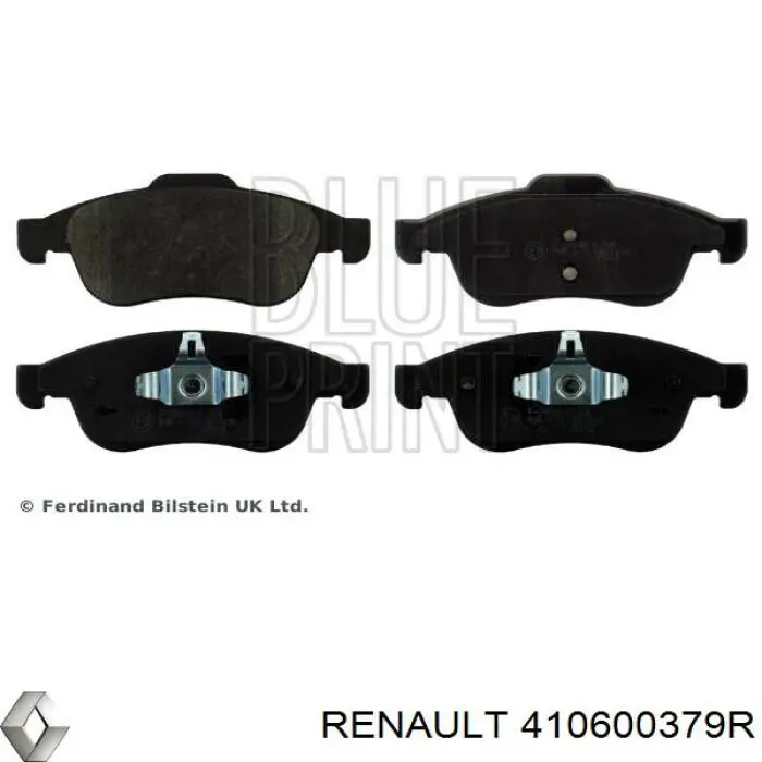 Передні тормозні колодки 410600379R Renault (RVI)