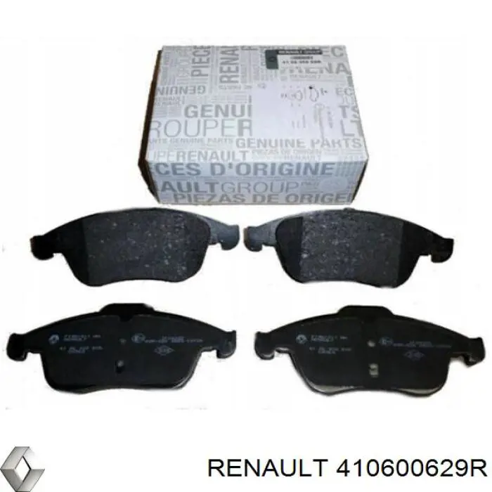 Гальмівні колодки Renault (RVI) 410600629R ціна, від 34.25 USD