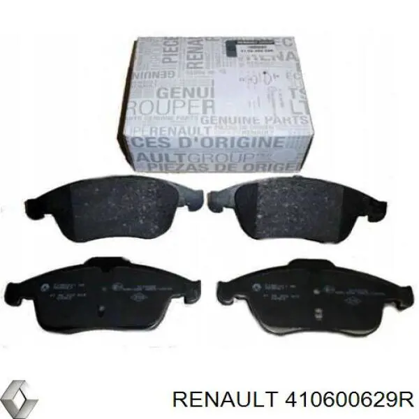 410600629R Renault (RVI) колодки гальмівні передні, дискові