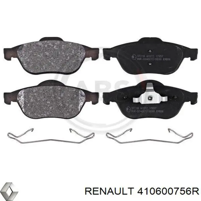 Тормозні колодки Renault (RVI) 410600756R