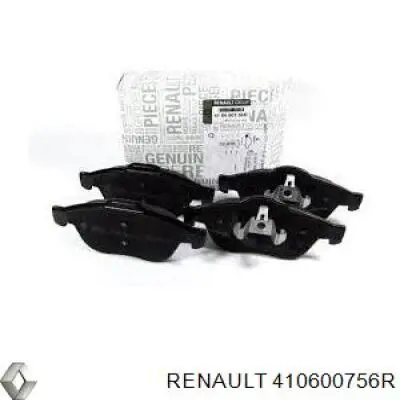 410600756R Renault (RVI) Передні гальмівні колодки