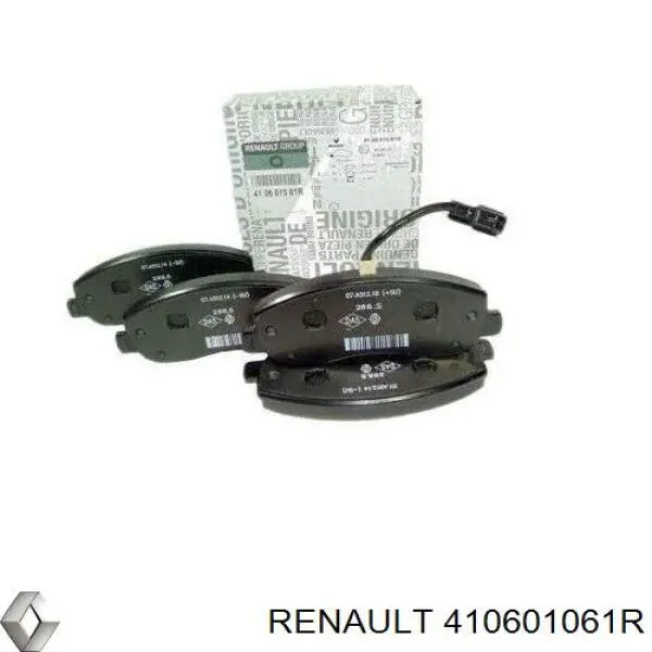 Купити 410601061R Renault (RVI) Колодки гальмівні передні, дискові