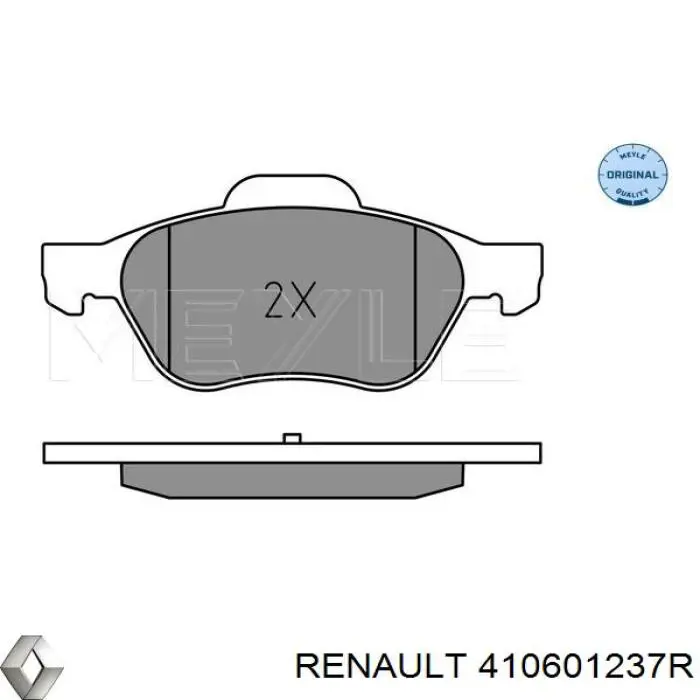 Тормозні колодки Renault (RVI) 410601237R