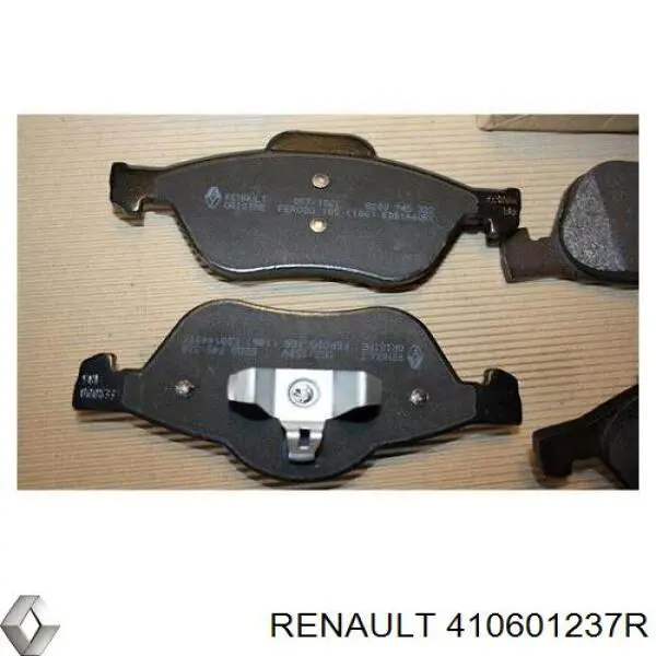 Колодки гальмівні передні, дискові 410601237R Renault (RVI)