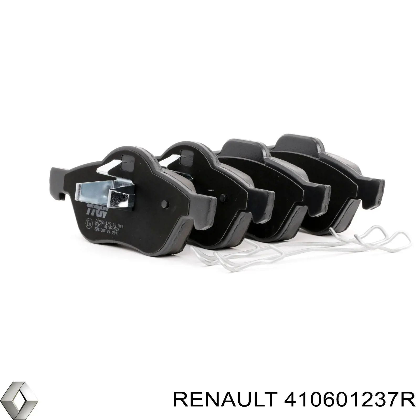 Передні тормозні колодки 410601237R Renault (RVI)