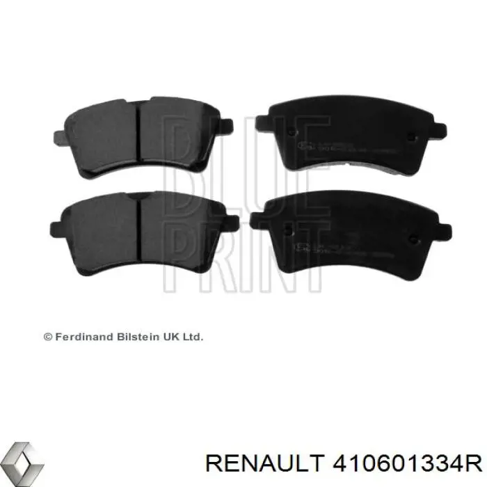 Передні тормозні колодки 410601334R Renault (RVI)