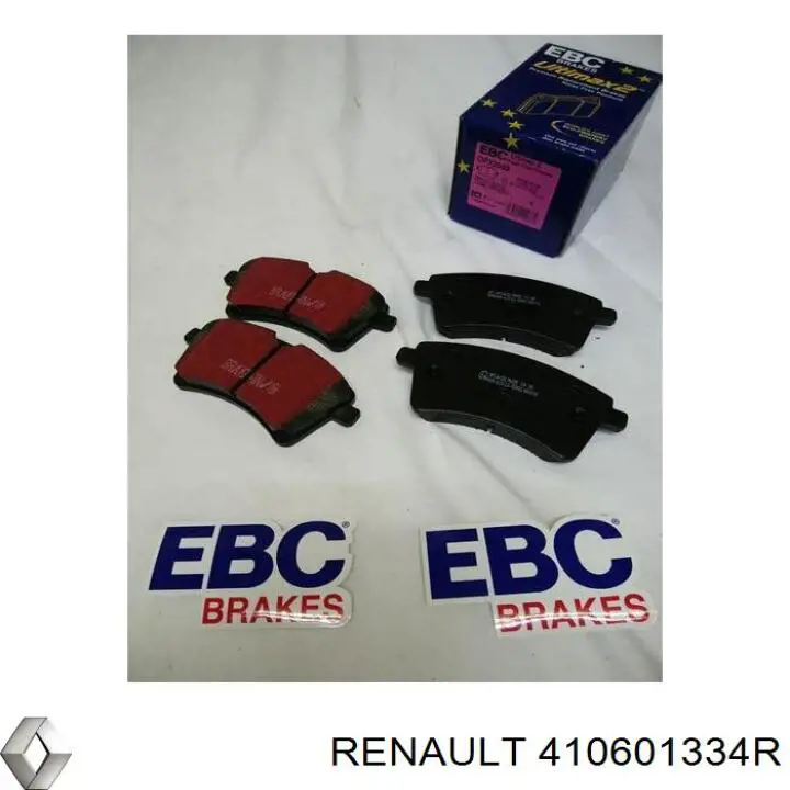 410601334R Renault (RVI) колодки гальмівні передні, дискові