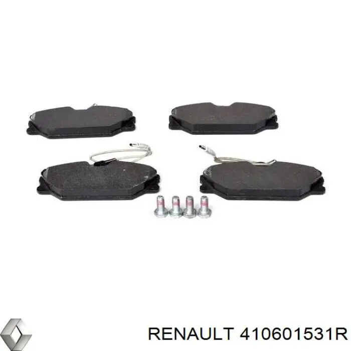 410601531R Renault (RVI) колодки гальмівні передні, дискові
