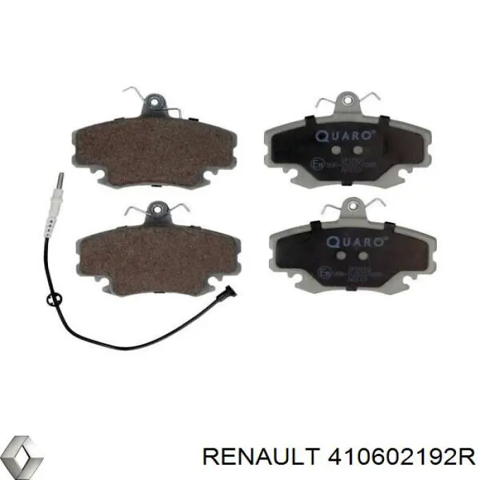 Купити 410602192R Renault (RVI) Колодки гальмівні передні, дискові