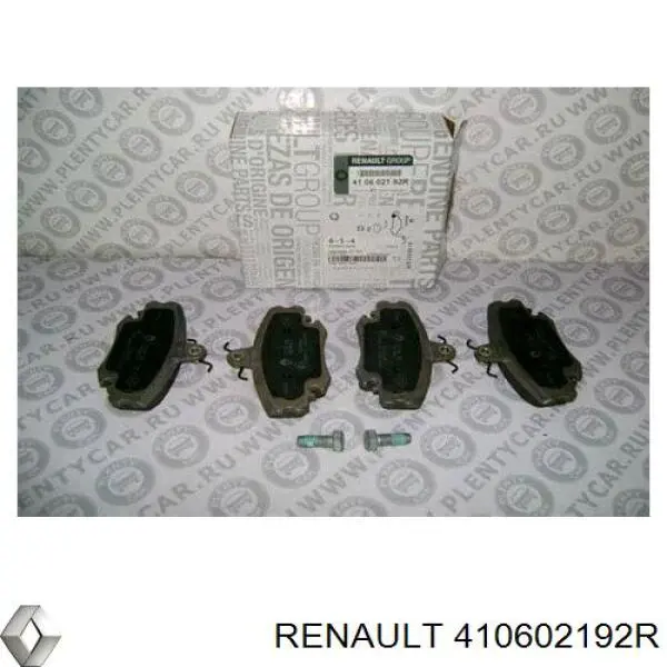 410602192R Renault (RVI) колодки гальмівні передні, дискові
