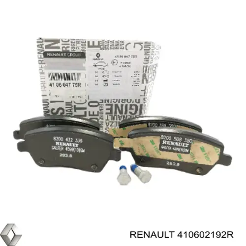 Купити 410602192R Renault (RVI) Колодки гальмівні передні, дискові
