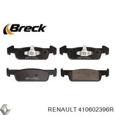 Гальмівні колодки Renault (RVI) 410602396R ціна, від 17.20 USD