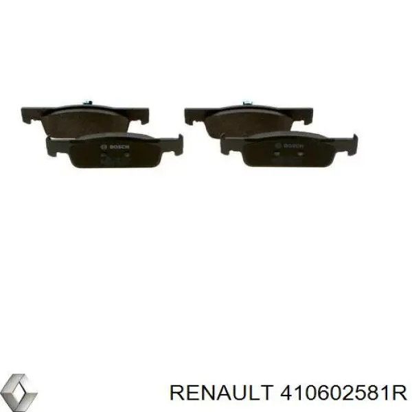 410602581R Renault (RVI) Передні гальмівні колодки