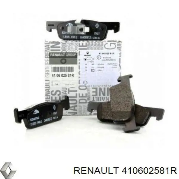 Передні тормозні колодки 410602581R Renault (RVI)