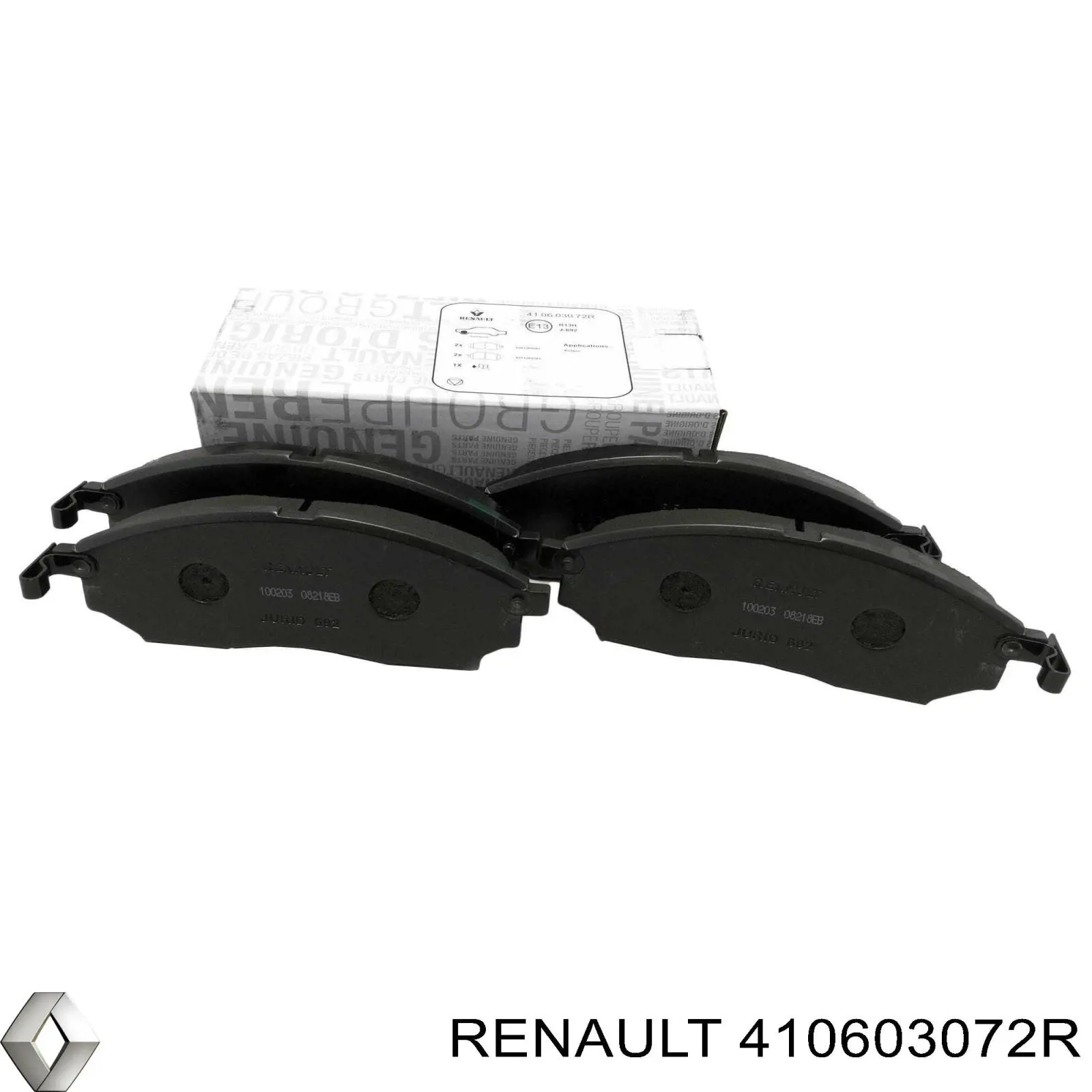 Тормозні колодки Renault (RVI) 410603072R