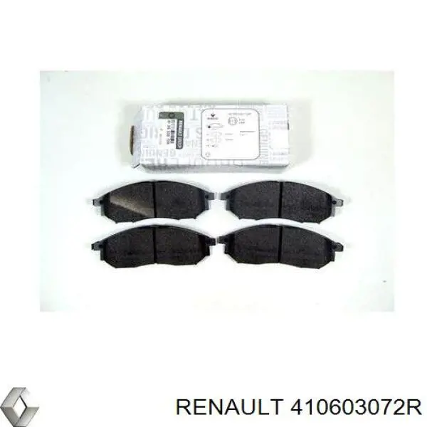 410603072R Renault (RVI) колодки гальмівні передні, дискові