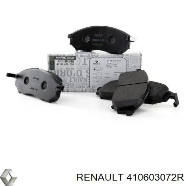 Гальмівні колодки Renault (RVI) 410603072R ціна, від 29.43 USD