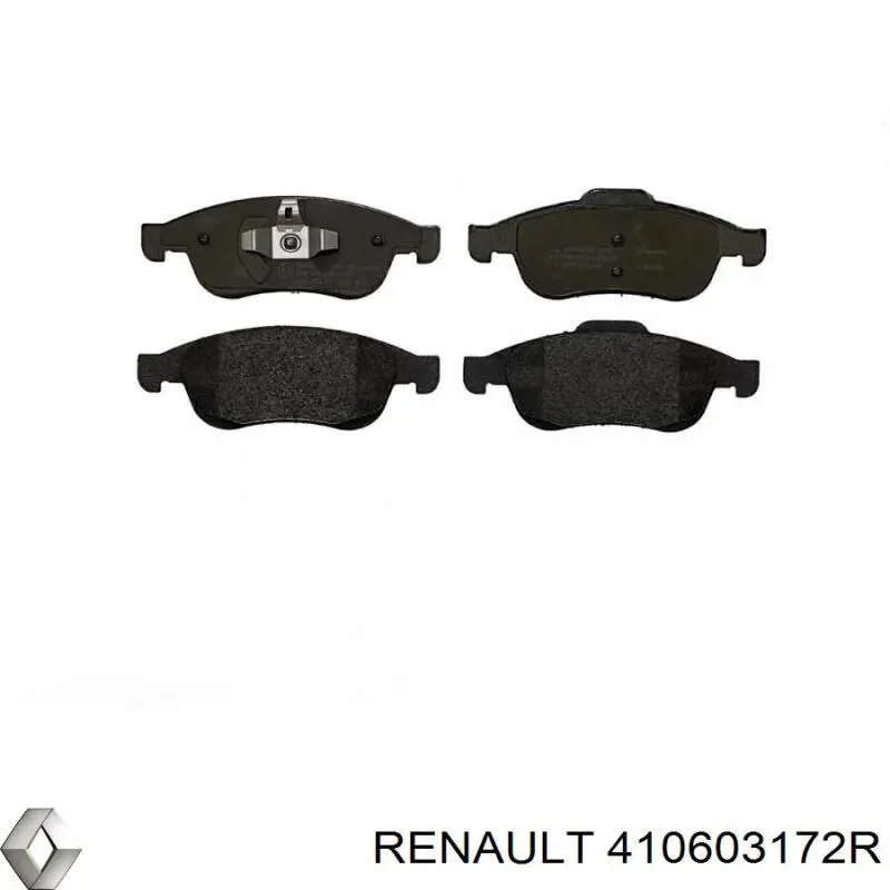 Купити 410603172R Renault (RVI) Колодки гальмівні передні, дискові
