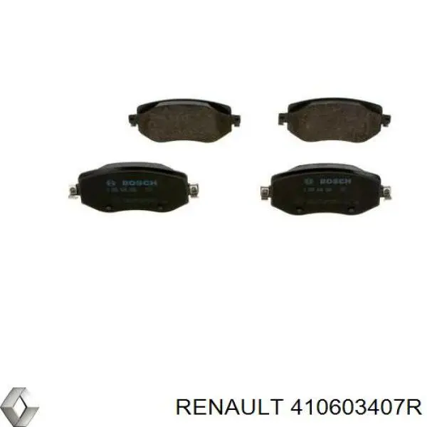 410603407R Renault (RVI) Передні гальмівні колодки