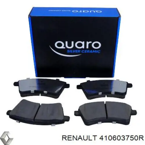 Гальмівні колодки Renault (RVI) 410603750R ціна, від 18.35 USD