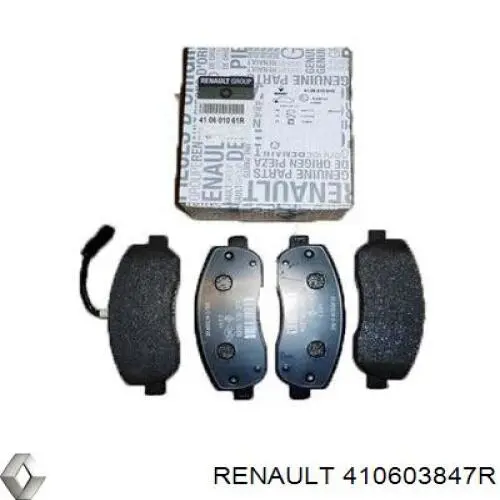 410603847R Renault (RVI) колодки гальмівні передні, дискові