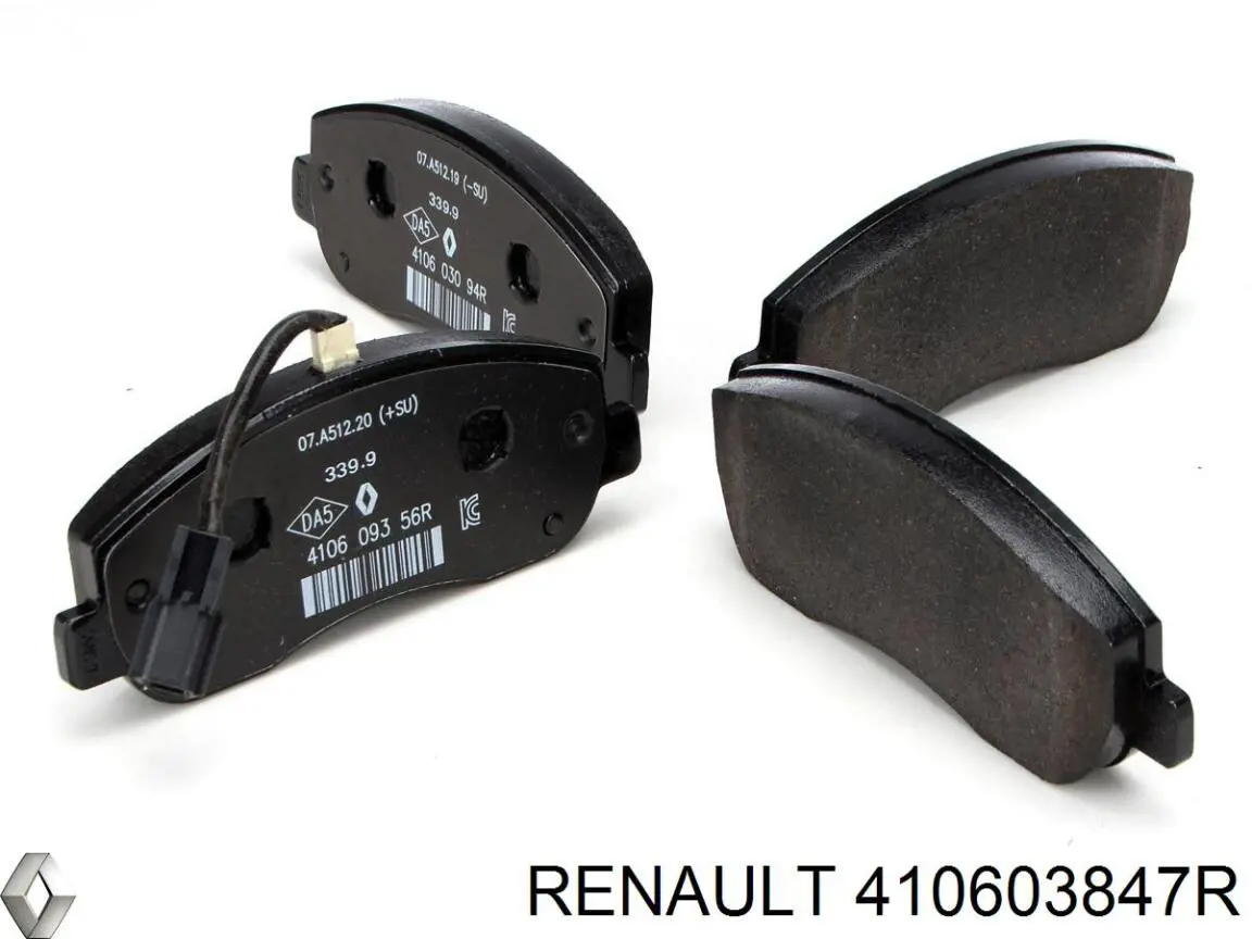 Тормозні колодки Renault (RVI) 410603847R