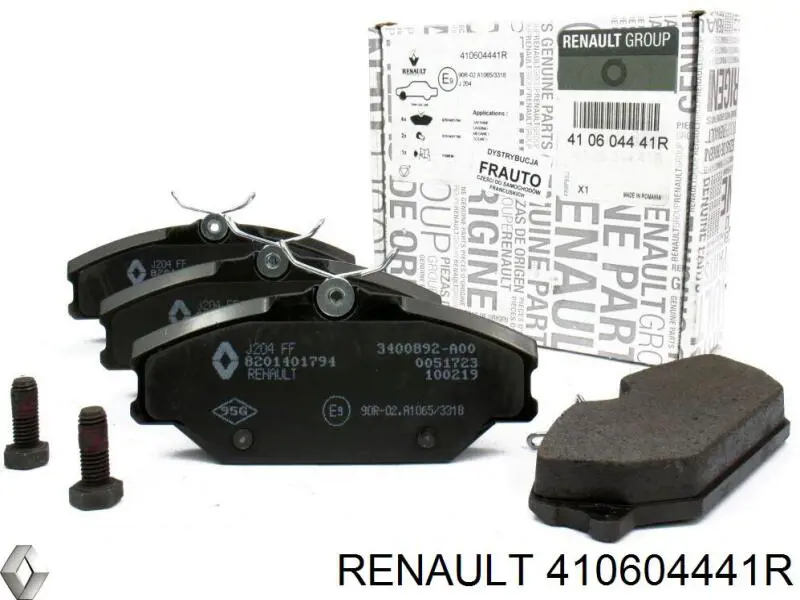 Гальмівні колодки Renault (RVI) 410604441R ціна, від 19.32 USD