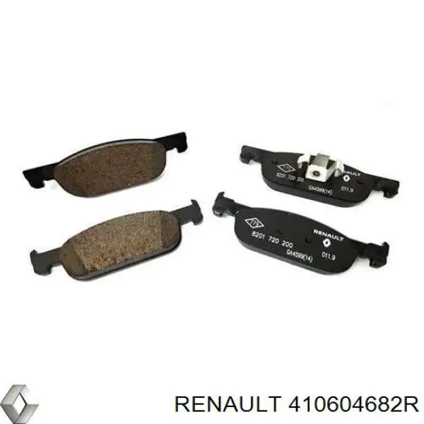 410604682R Renault (RVI) Передні гальмівні колодки