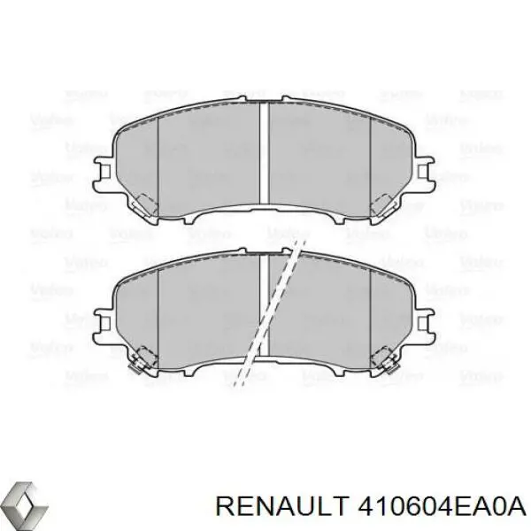 410604EA0A Renault (RVI) Передні гальмівні колодки