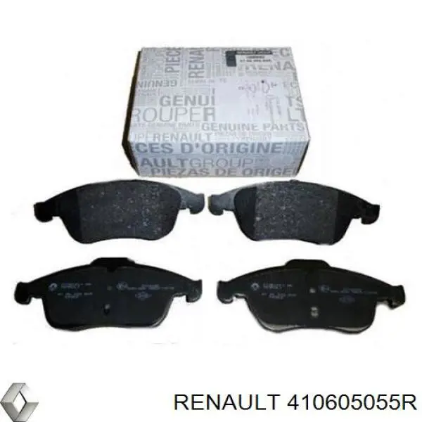 Гальмівні колодки Renault (RVI) 410605055R ціна, від 34.99 USD