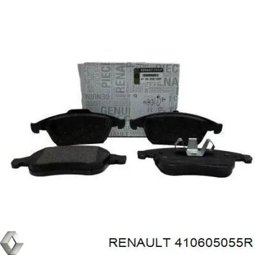 Передні тормозні колодки 410605055R Renault (RVI)
