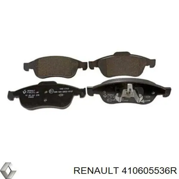 Передні тормозні колодки 410605536R Renault (RVI)