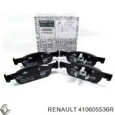Гальмівні колодки Renault (RVI) 410605536R ціна, від 25.82 USD