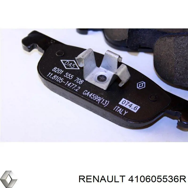 410605536R Renault (RVI) Передні гальмівні колодки