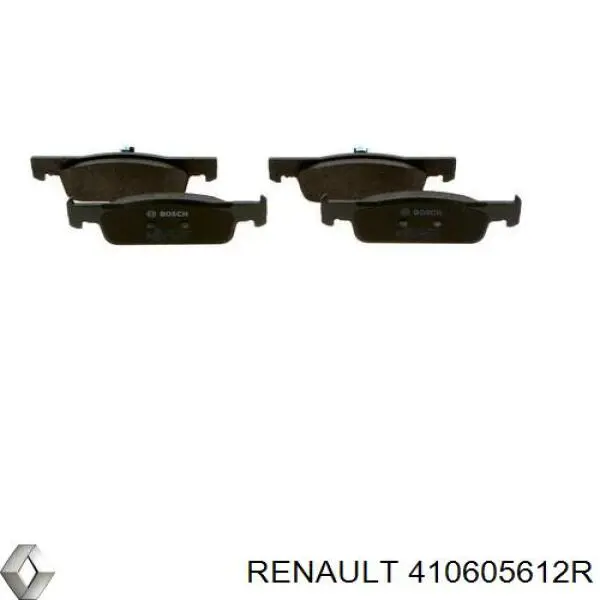 410605612R Renault (RVI) колодки гальмівні передні, дискові