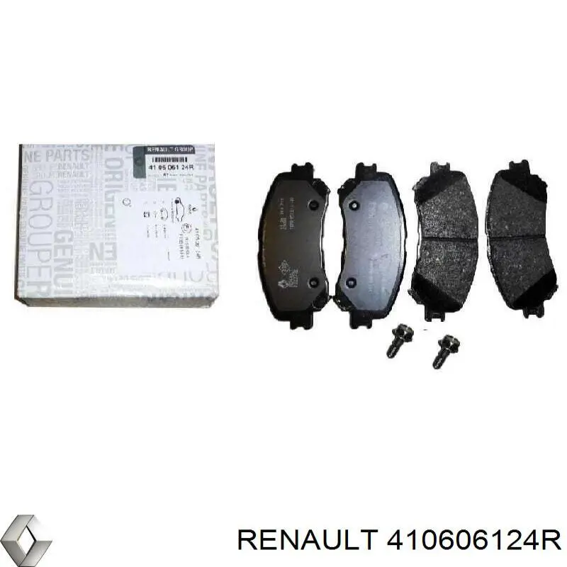 Гальмівні колодки Renault (RVI) 410606124R ціна, від 30.52 USD
