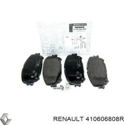 Колодки гальмівні передні, дискові 410606808R Renault (RVI)