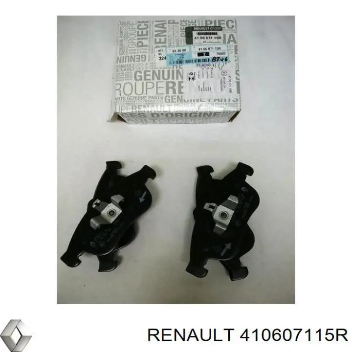 410607115R Renault (RVI) Передні гальмівні колодки