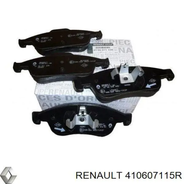Купити 410607115R Renault (RVI) Колодки гальмівні передні, дискові