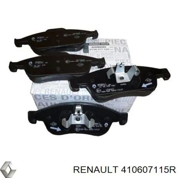Передні тормозні колодки 410607115R Renault (RVI)