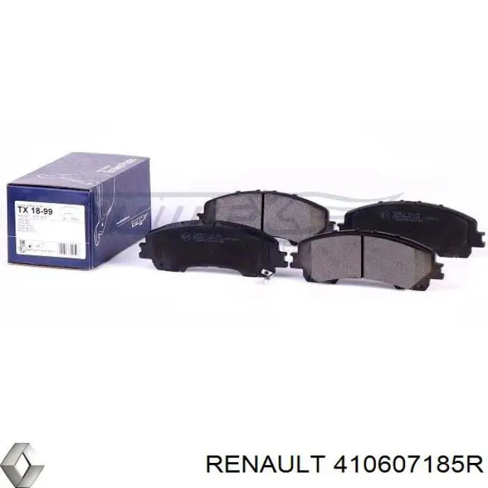 Передні тормозні колодки 410607185R Renault (RVI)