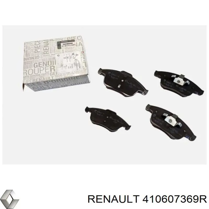 Гальмівні колодки Renault (RVI) 410607369R ціна, від 27.64 USD