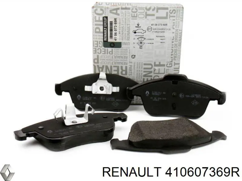 410607369R Renault (RVI) Передні гальмівні колодки