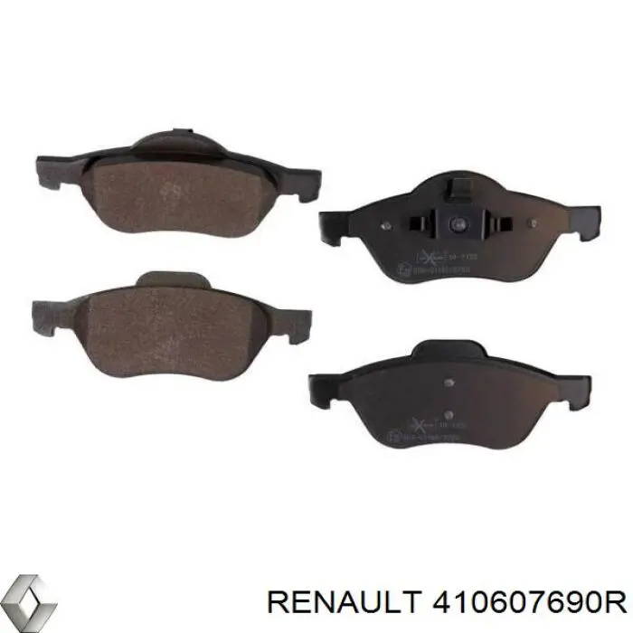 Гальмівні колодки Renault (RVI) 410607690R ціна, від 23.00 USD